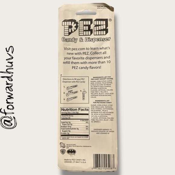 ☑️ The Riddler PEZ Dispenser – DC Comics Batman – In Package - Picture 7 of 10